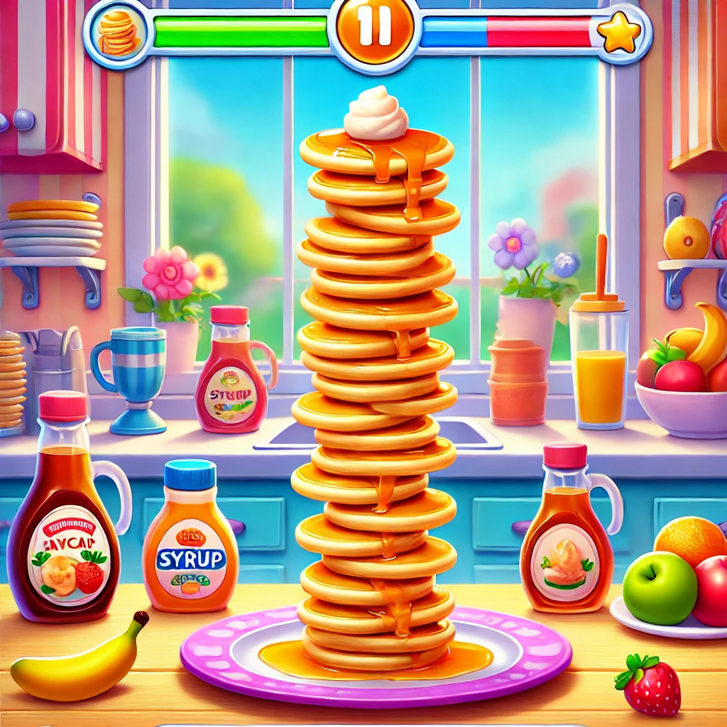 Pancake Tower 3D Stacking 